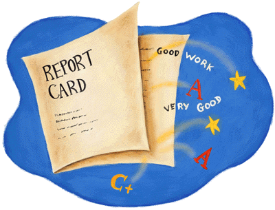 Two fold report Card 